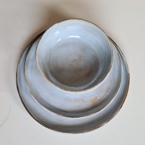 Bord licht blauw. Mix and match 23