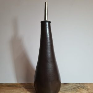 Oliefles mat zwart