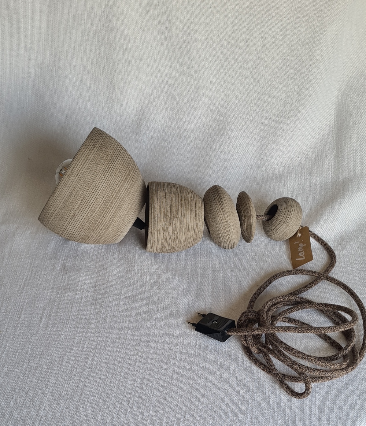 Stapel stenen Lamp - Afbeelding 4