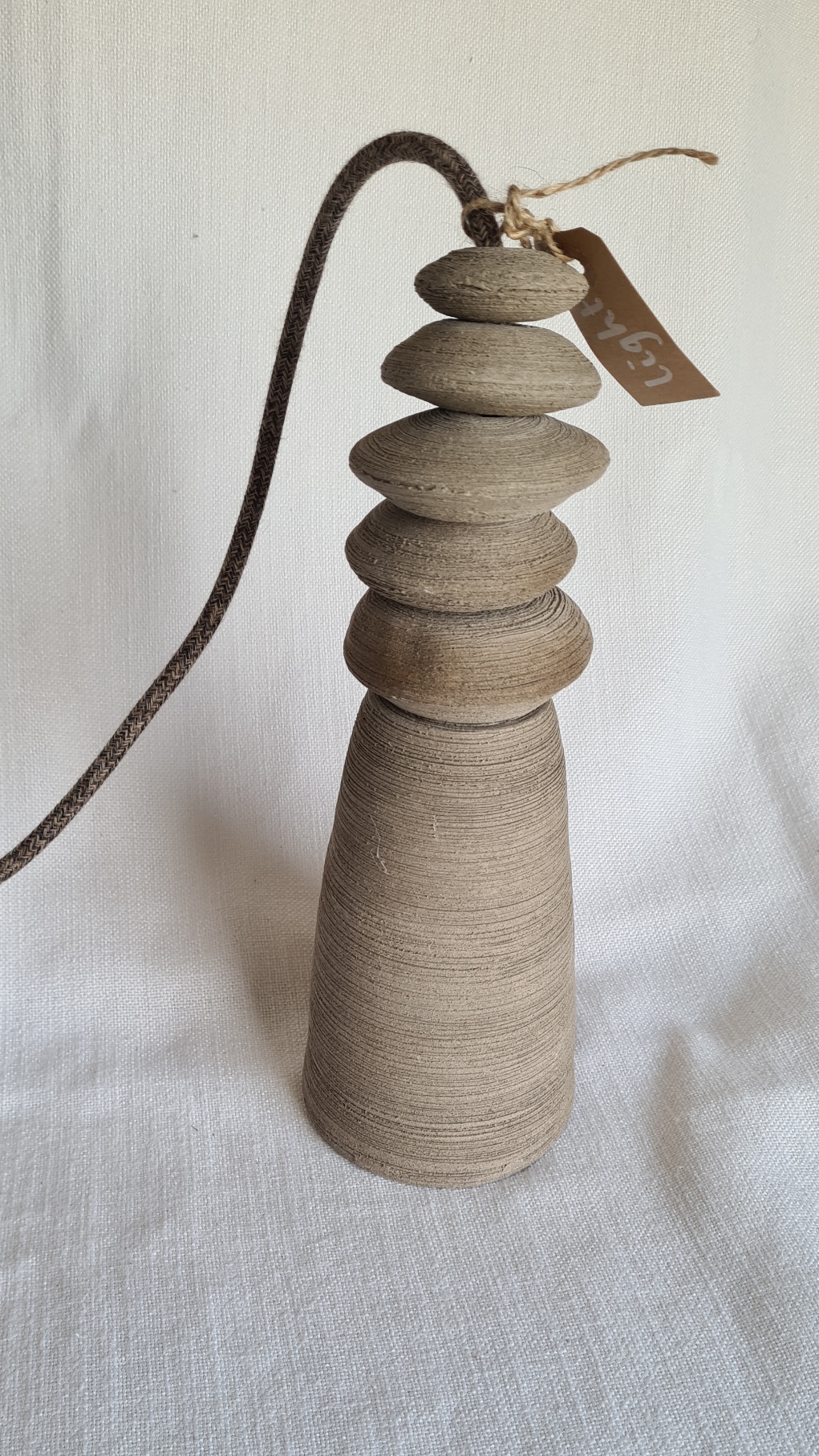 Stapel stenen Lamp - Afbeelding 4